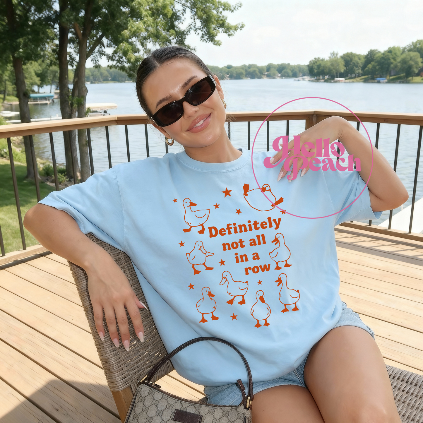 Ducks Not In a Row Tee