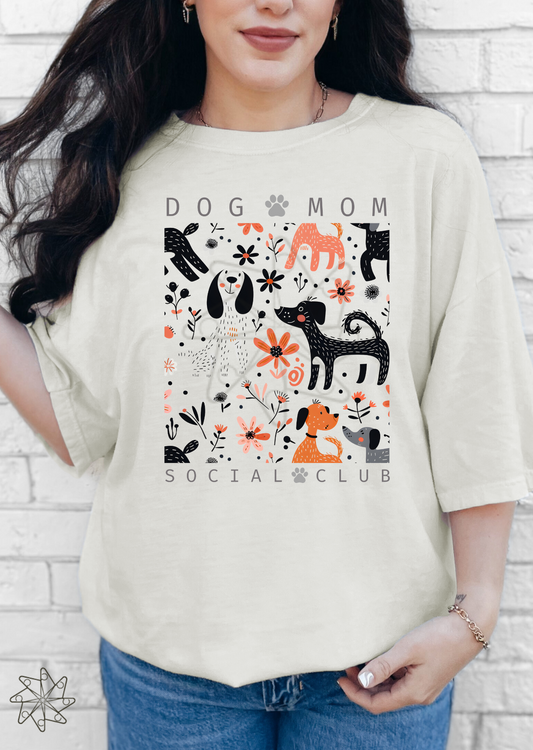 Dog Mom Social Club Tee