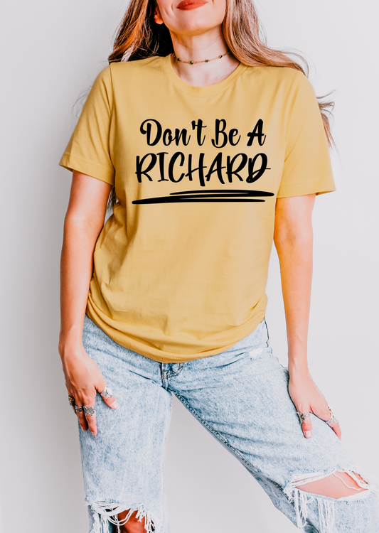 Don't Be A Richard Tee