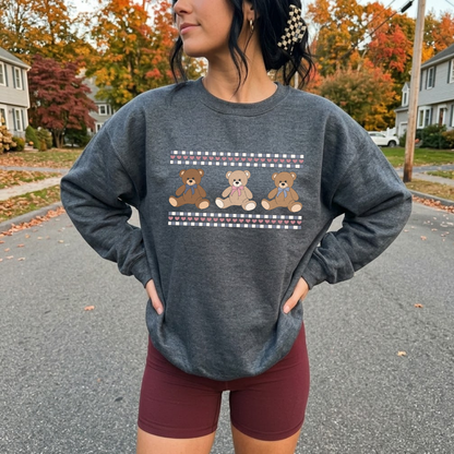 Grandma Core Teddy Crewneck