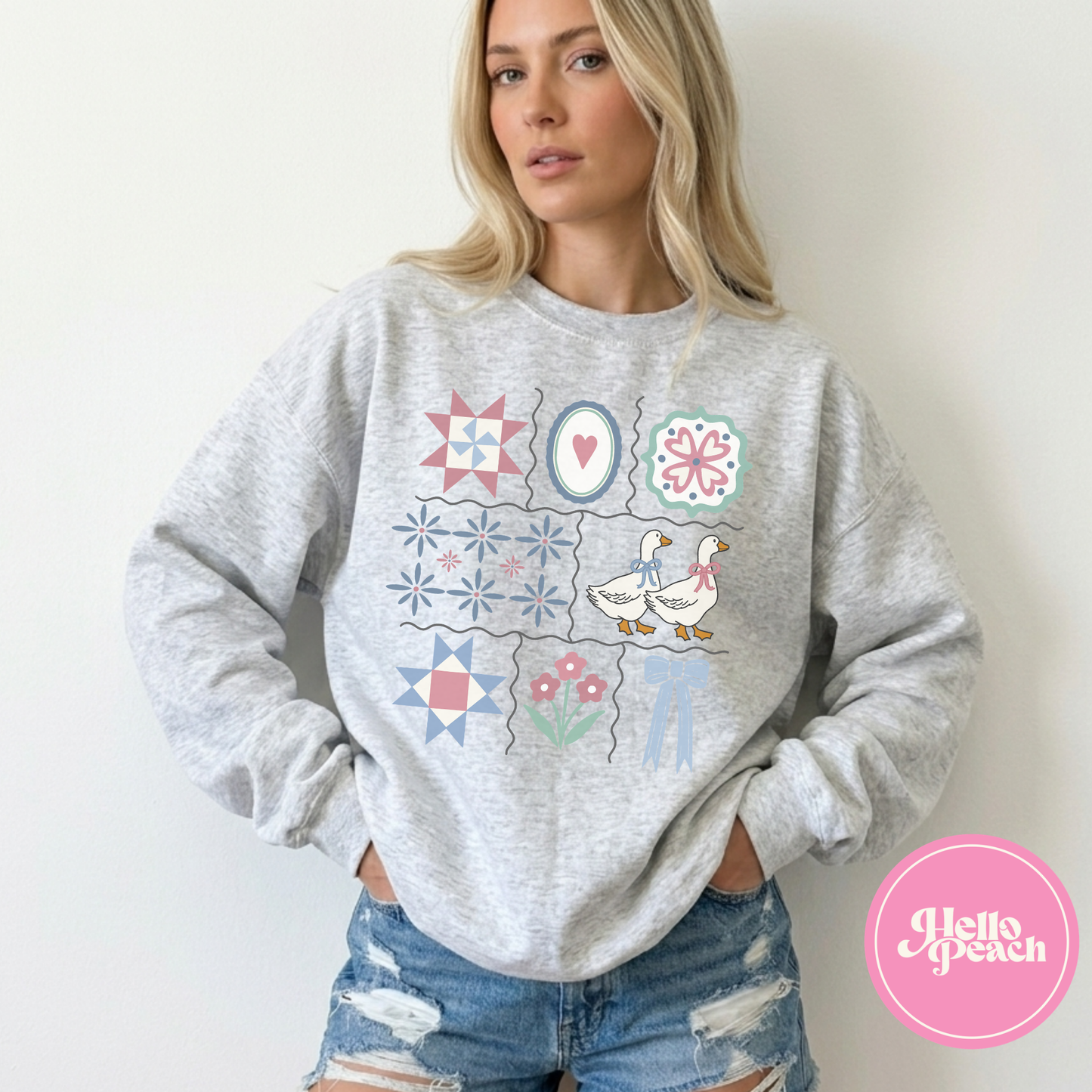 Grandma Core At Heart Crewneck