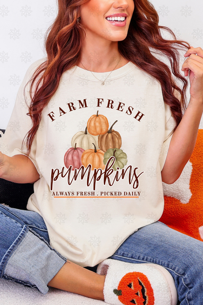 Farm Fresh Pumpkins Picked Daily Tee