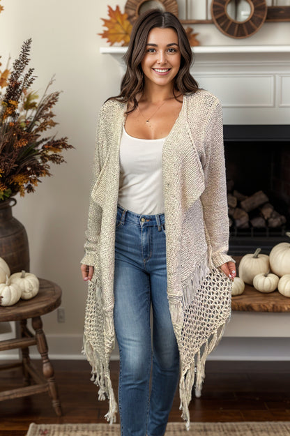 Fringed Life - Cardigan