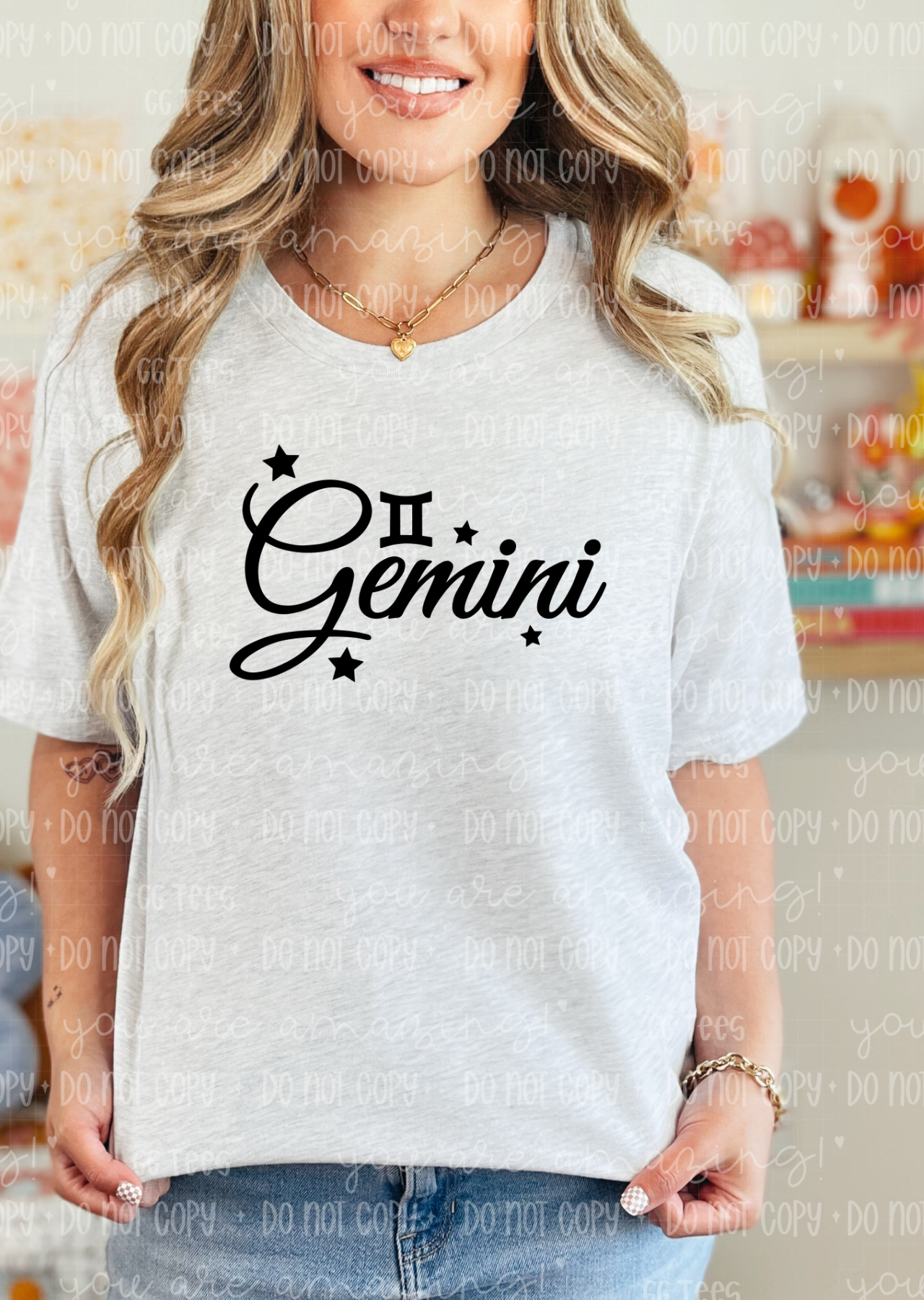 Gemini Zodiac Sign Tee