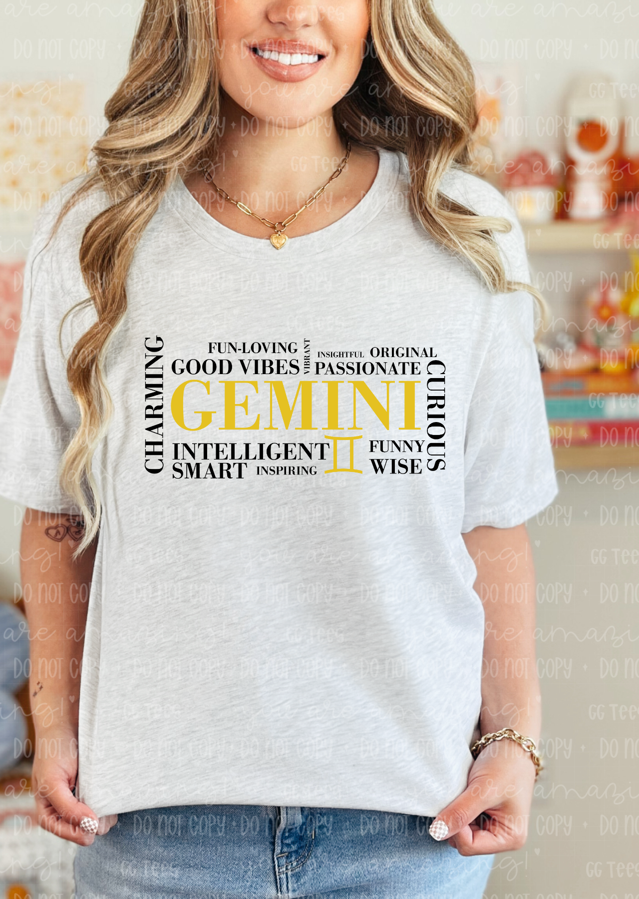 Gemini Zodiac Tee Smart, Funny, Wise