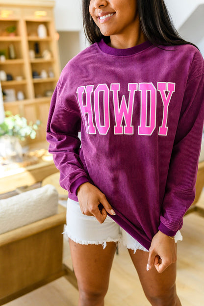 Get 'Em Cowgirl Textured Sweater