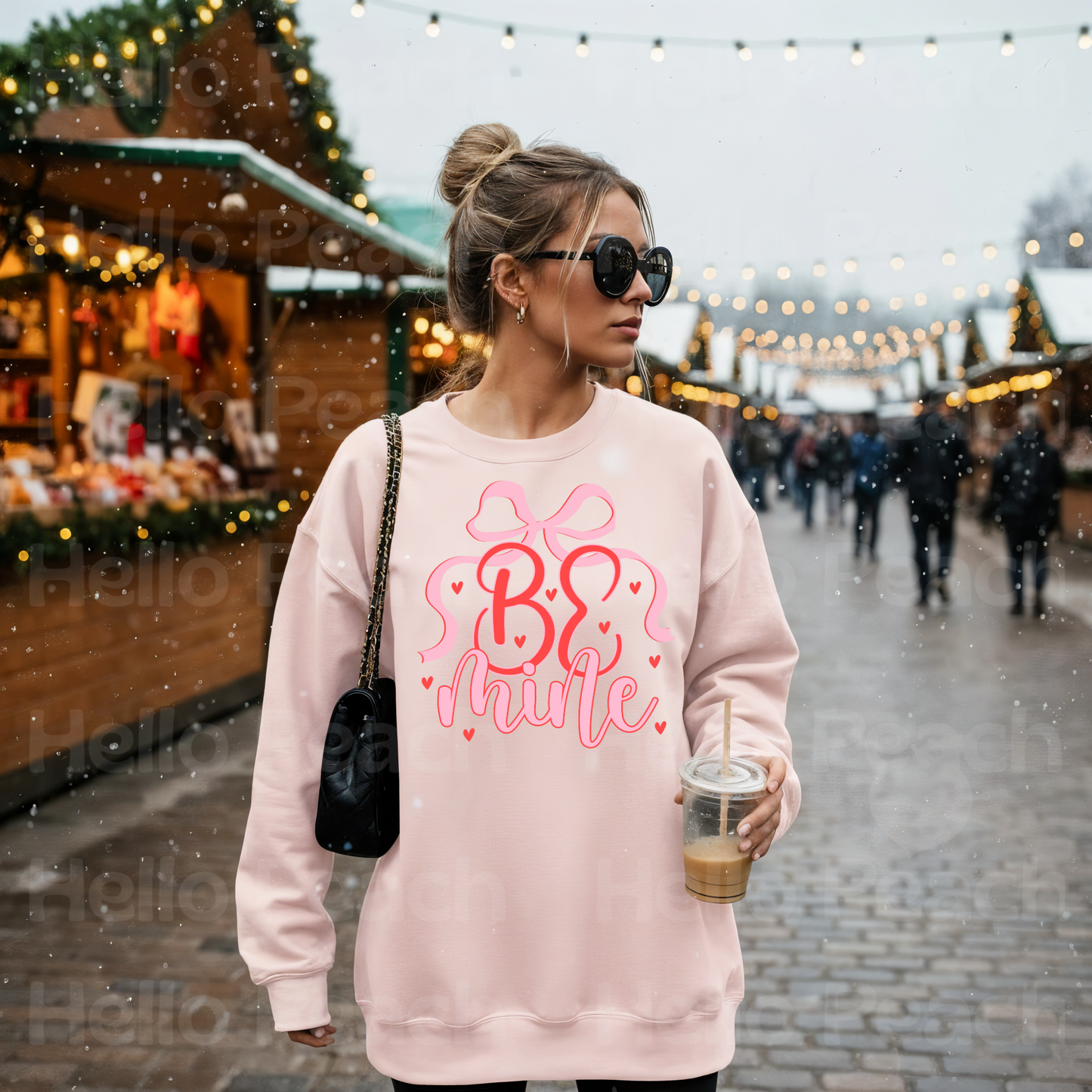 Be Mine With Bows Tee or Sweatshirt