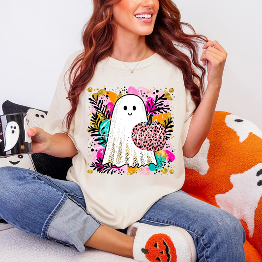 Ghost Bright Faux Glitter Tee