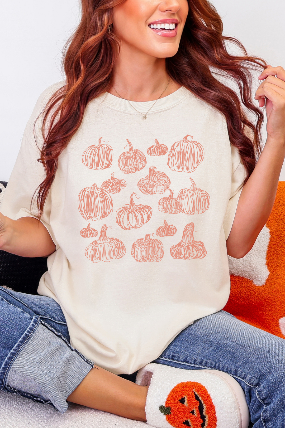 Handrawn Pumpkin Patch Tee