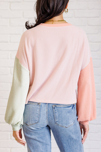 Hit Me With Your Best Shot Colorblock Top in Multicolor