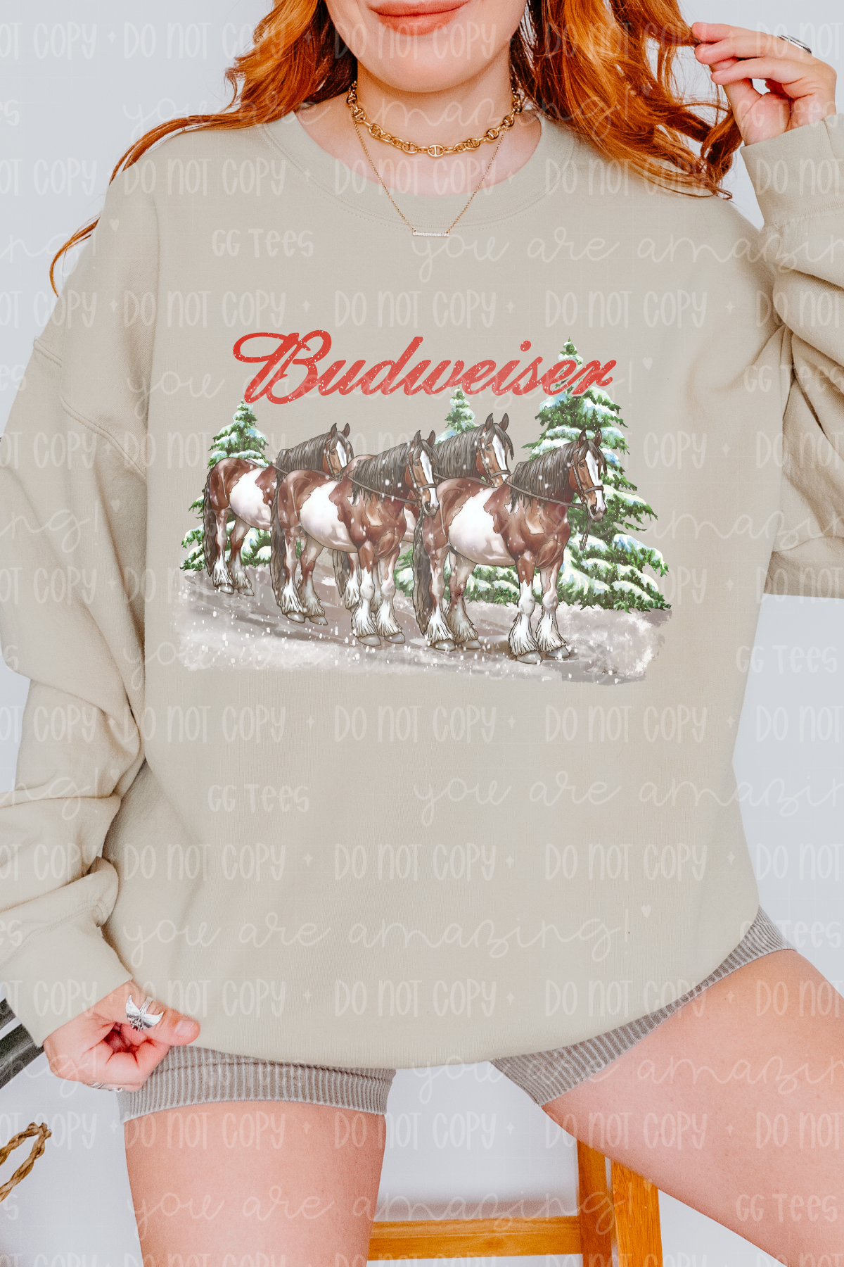 Horse & Sleigh Tee or Sweatshirt