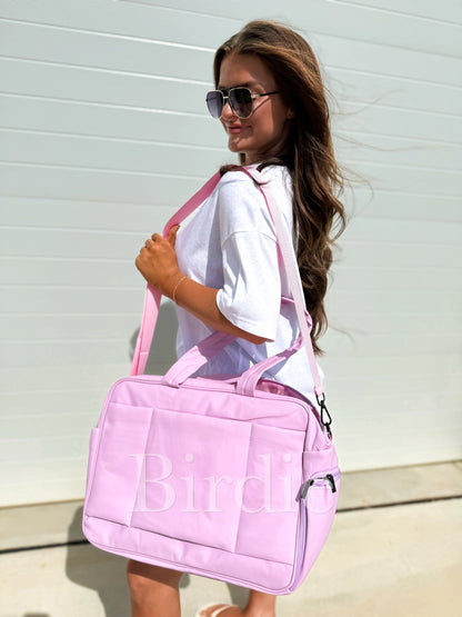 Daily Hustle Duffle in Pink