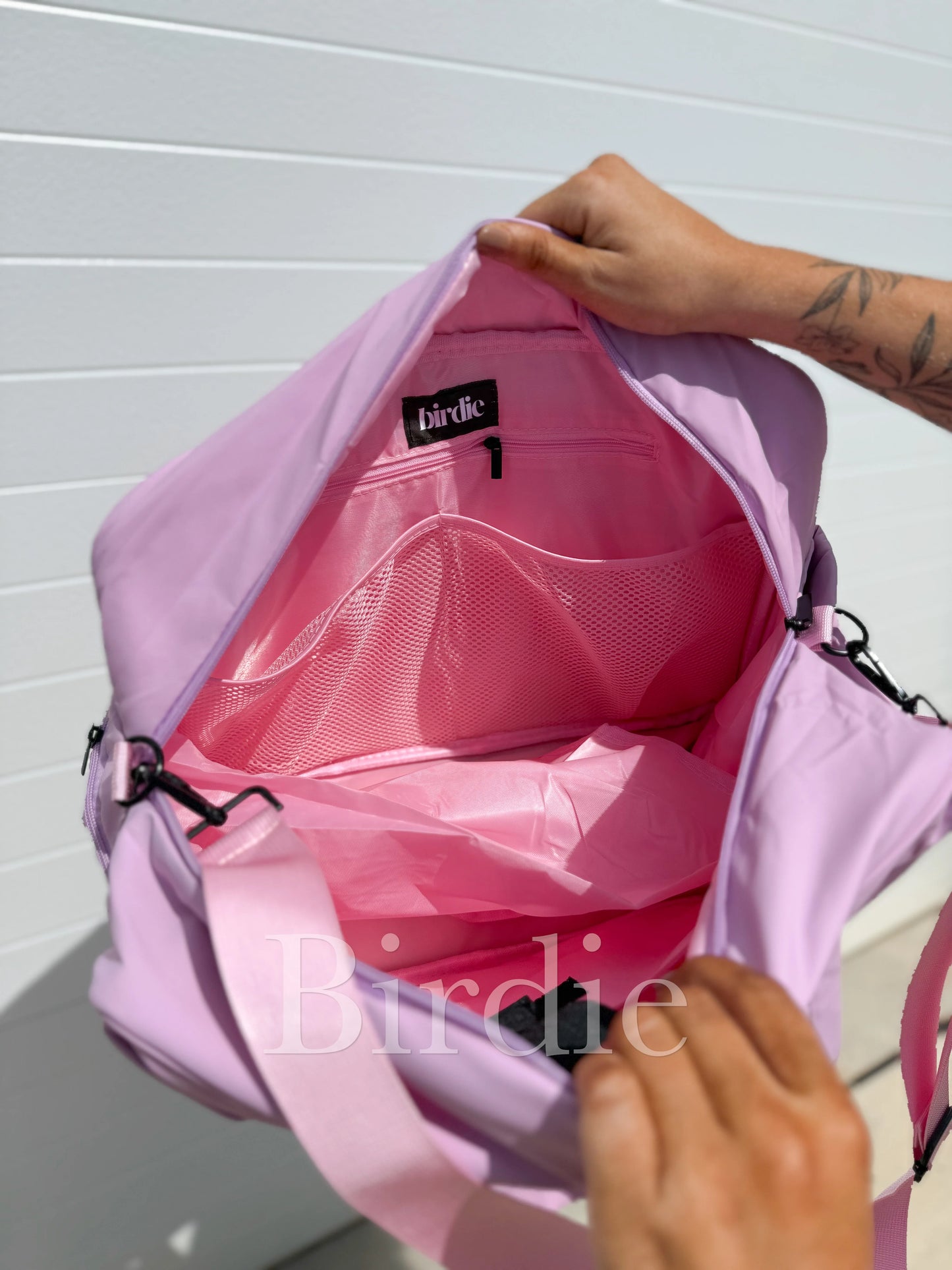 Daily Hustle Duffle in Pink