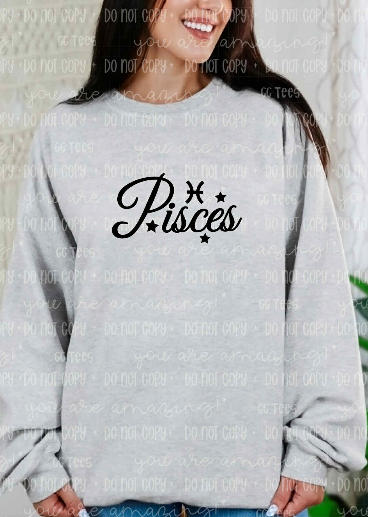 Pisces Zodiac Sign Tee