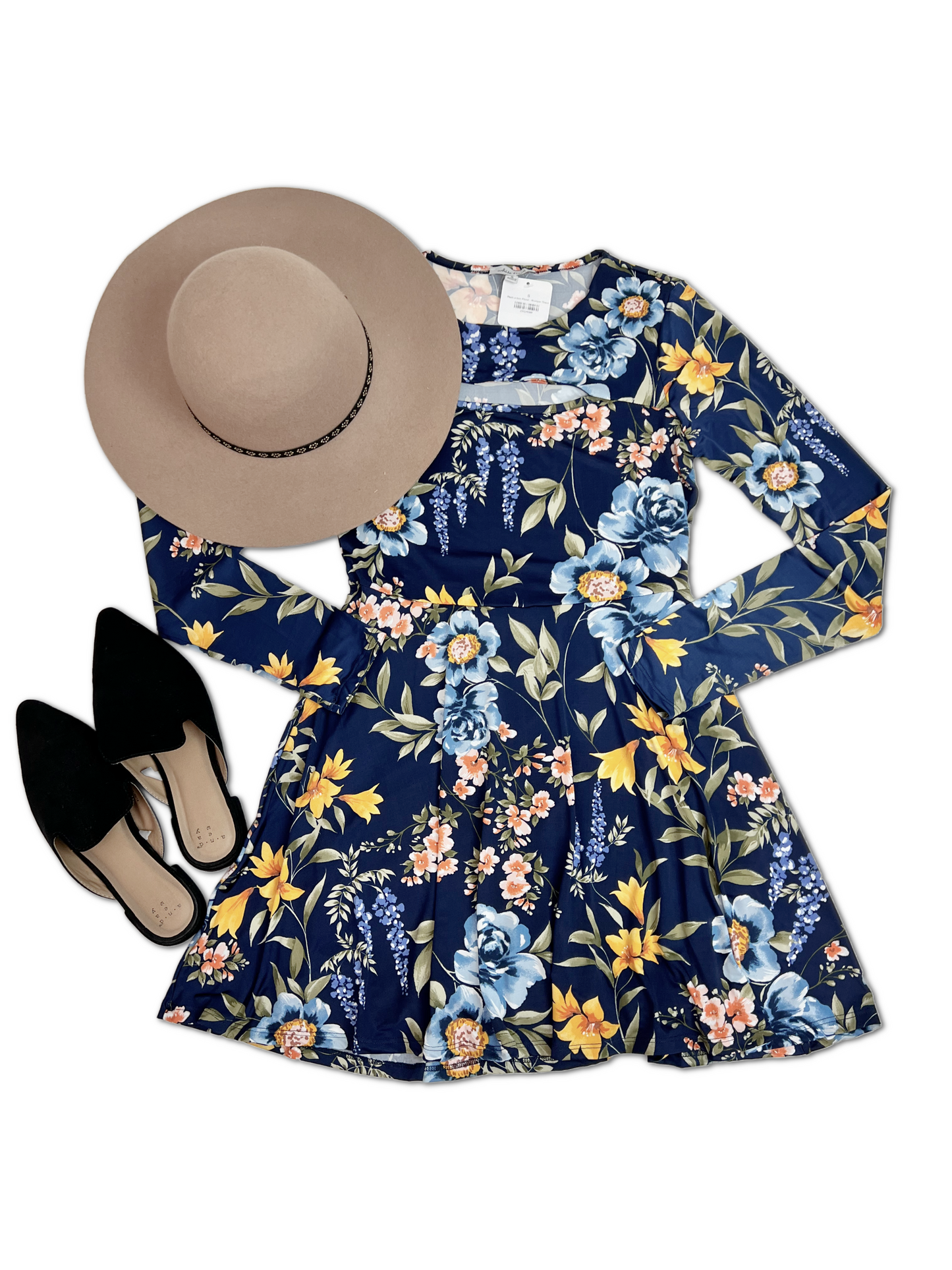 Peek-a-boo Floral - Romper Dress