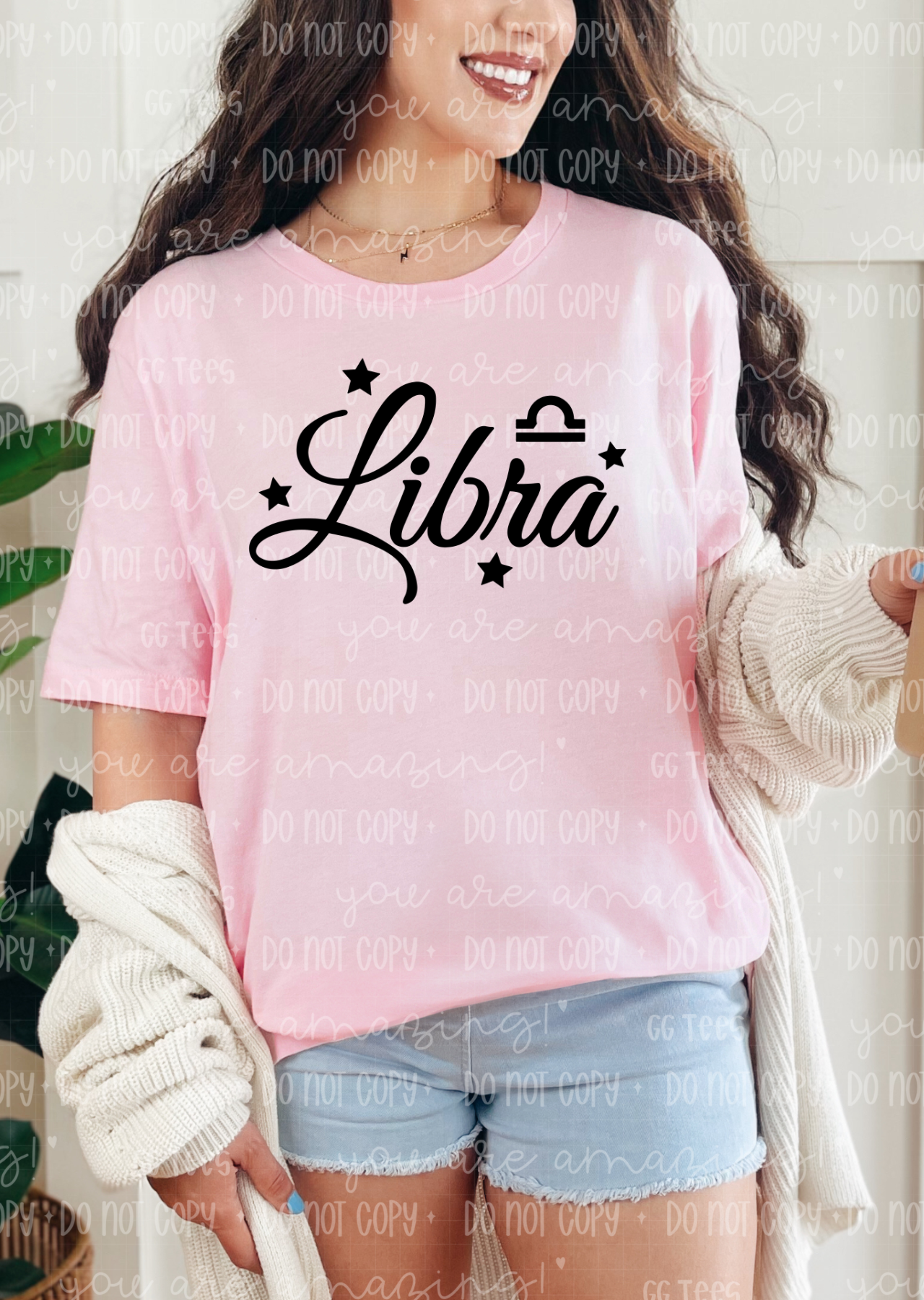 Libra Zodiac Sign Tee