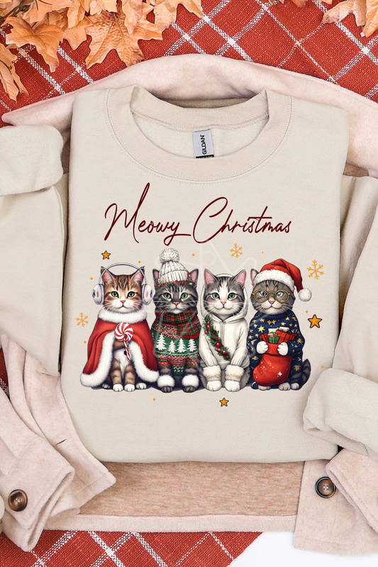 Meowy Christmas Sweatshirt