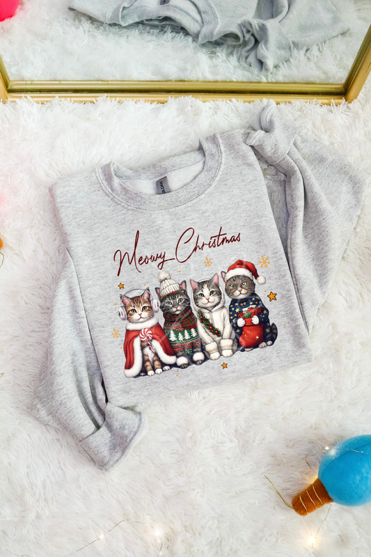 Meowy Christmas Sweatshirt
