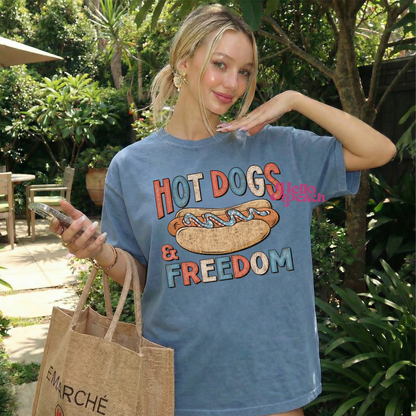 Hot Dogs and Freedom Tee