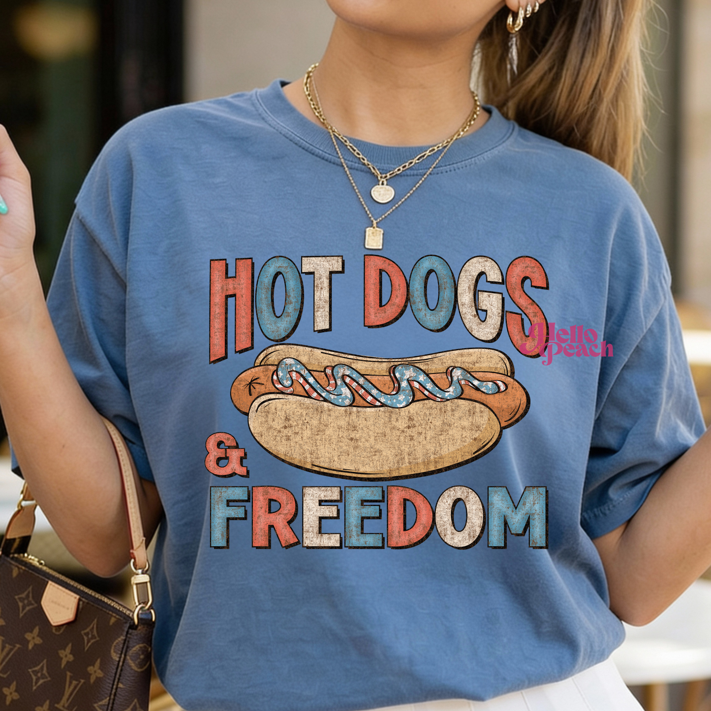 Hot Dogs and Freedom Tee