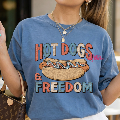 Hot Dogs and Freedom Tee
