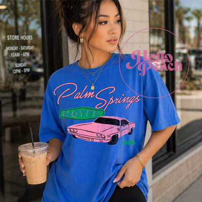Retro Palm Springs Tee or Tank