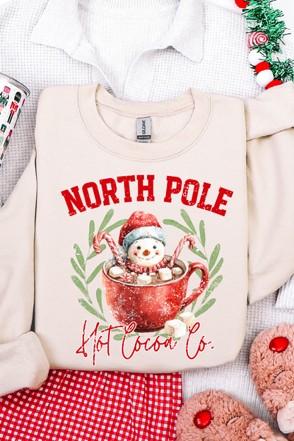 North Pole Hot Cocoa Sweatshirt