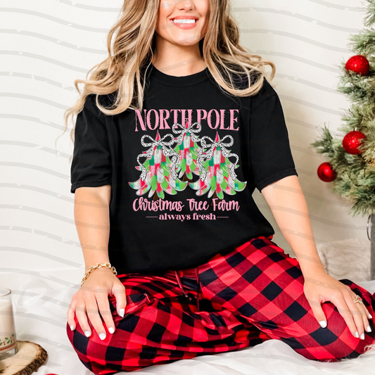 North Pole Tree Farm Tee