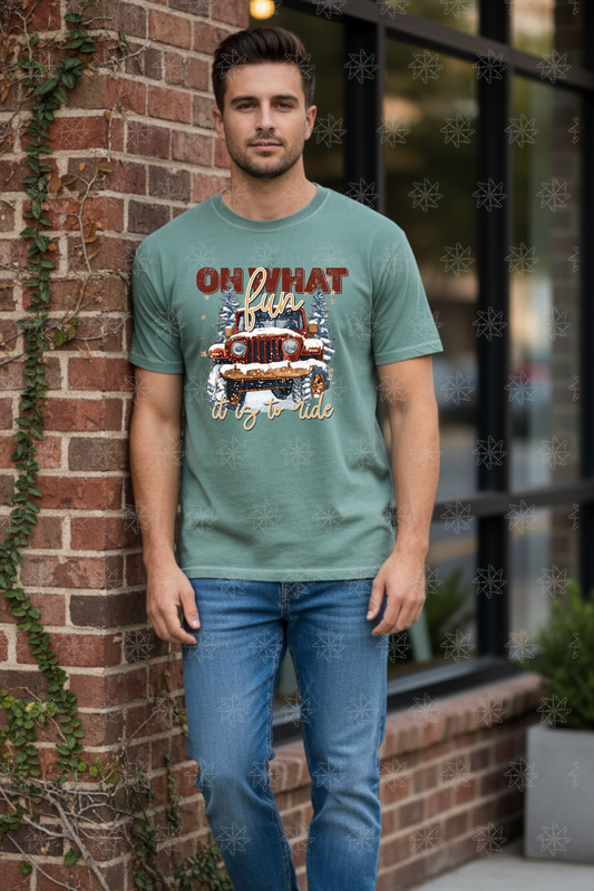 Oh What Fun, It Is To Ride Jeep Tee