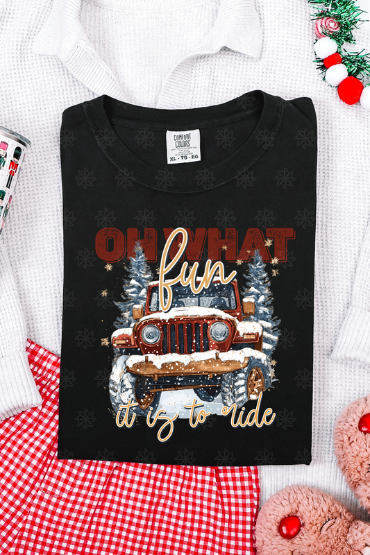 Oh What Fun, It Is To Ride Jeep Tee