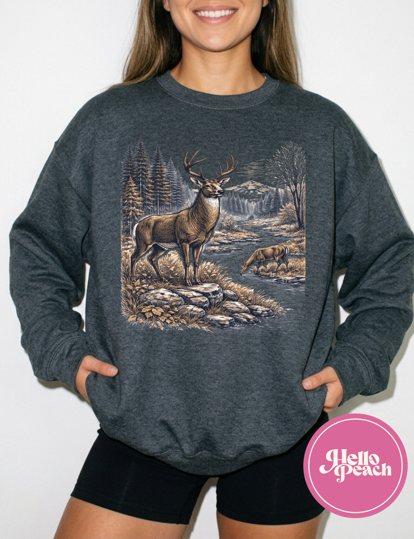 Thirty Point Buck Crewneck