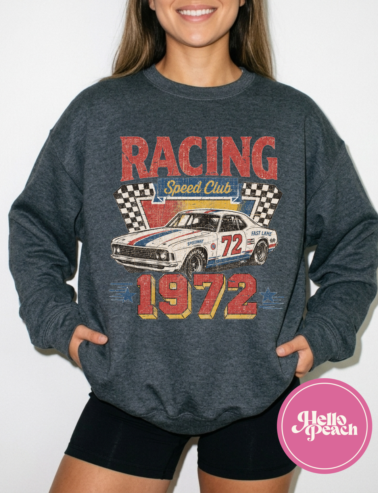 Retro Nascar Crewneck