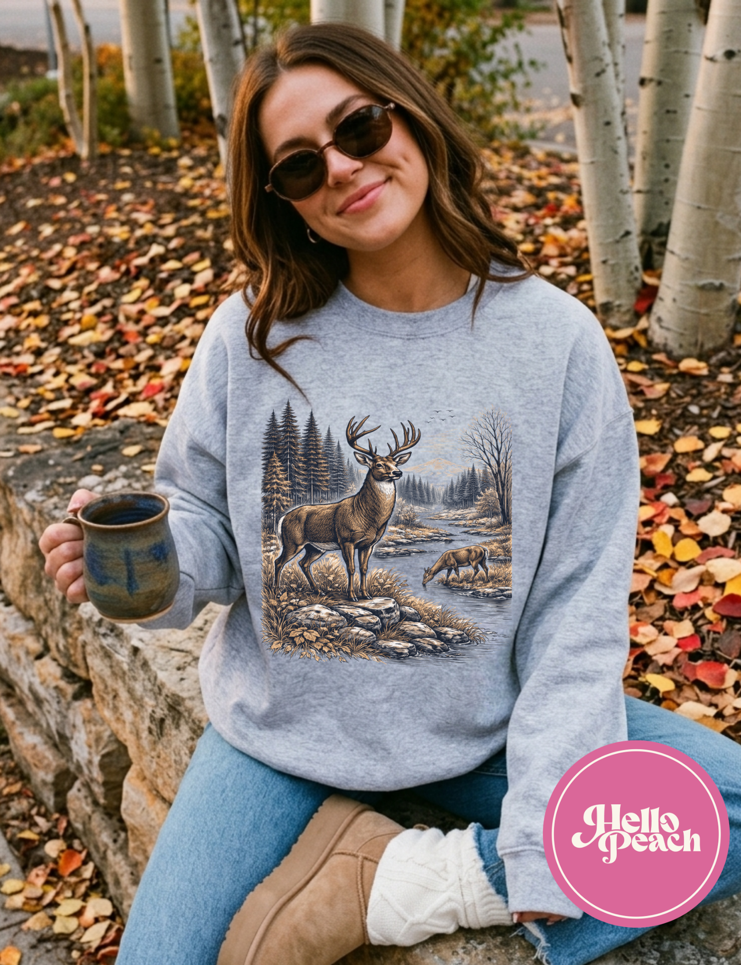 Thirty Point Buck Crewneck