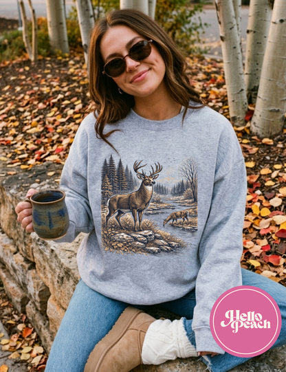 Thirty Point Buck Crewneck