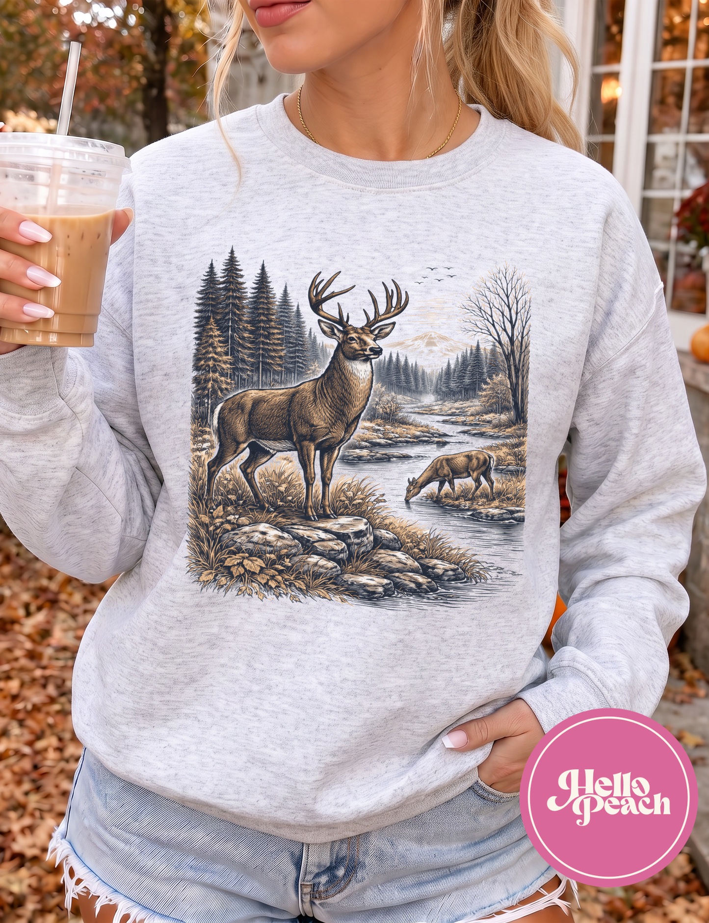 Thirty Point Buck Crewneck