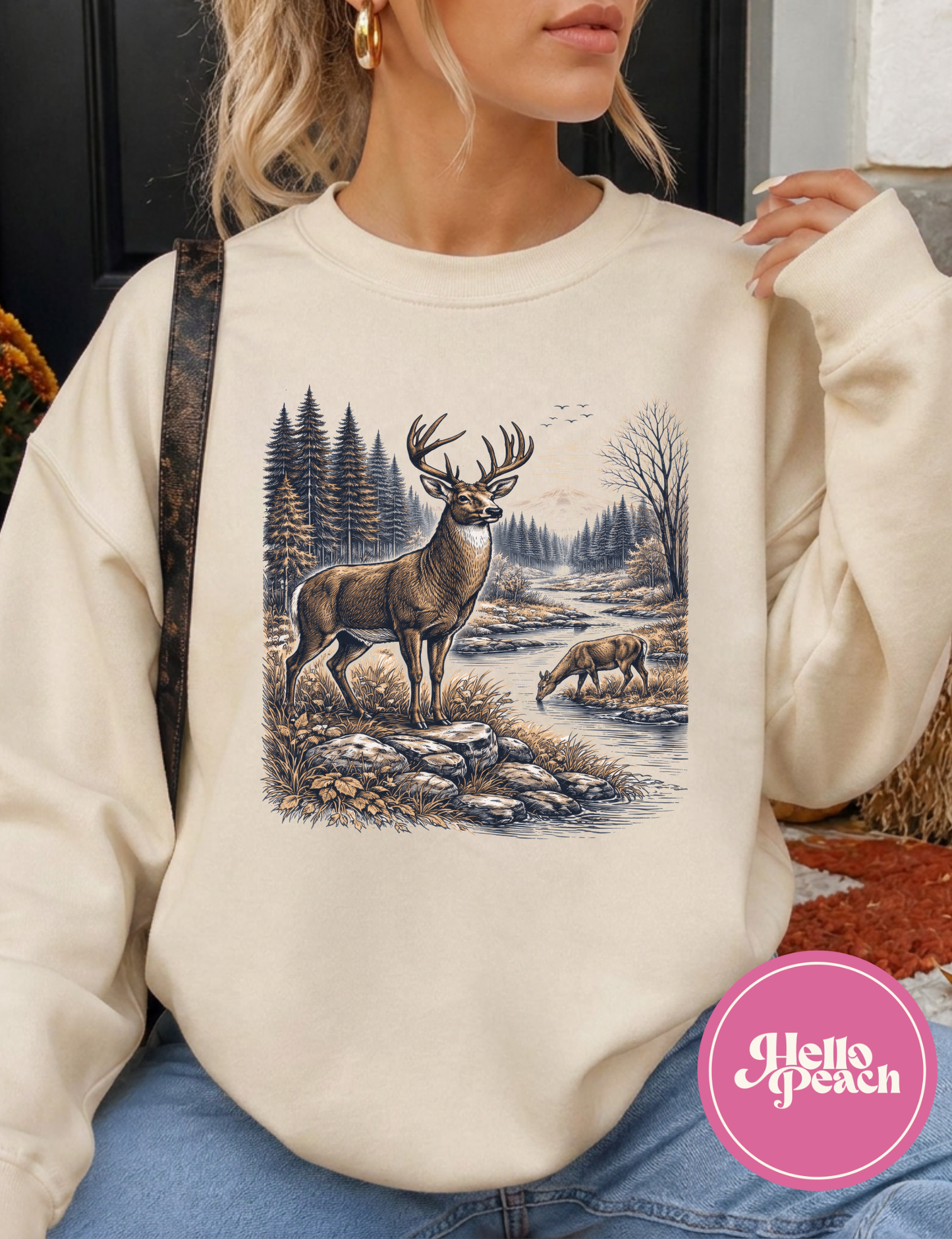 Thirty Point Buck Crewneck