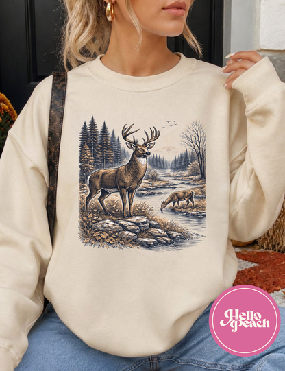 Thirty Point Buck Crewneck