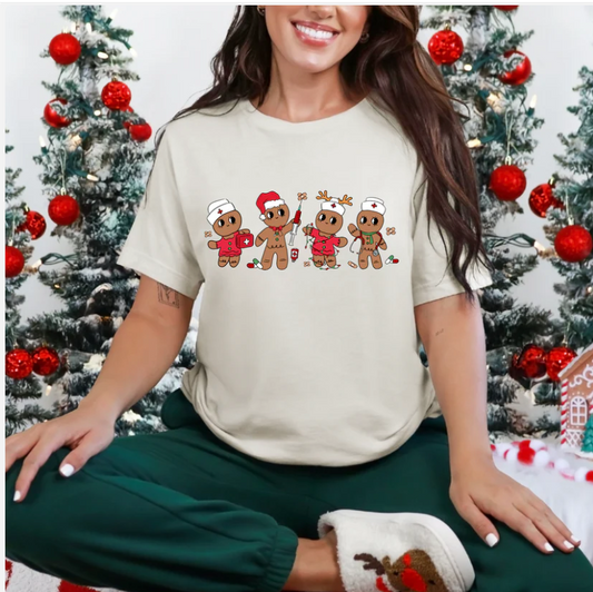 Gingerbread Nurse Graphic Tee
