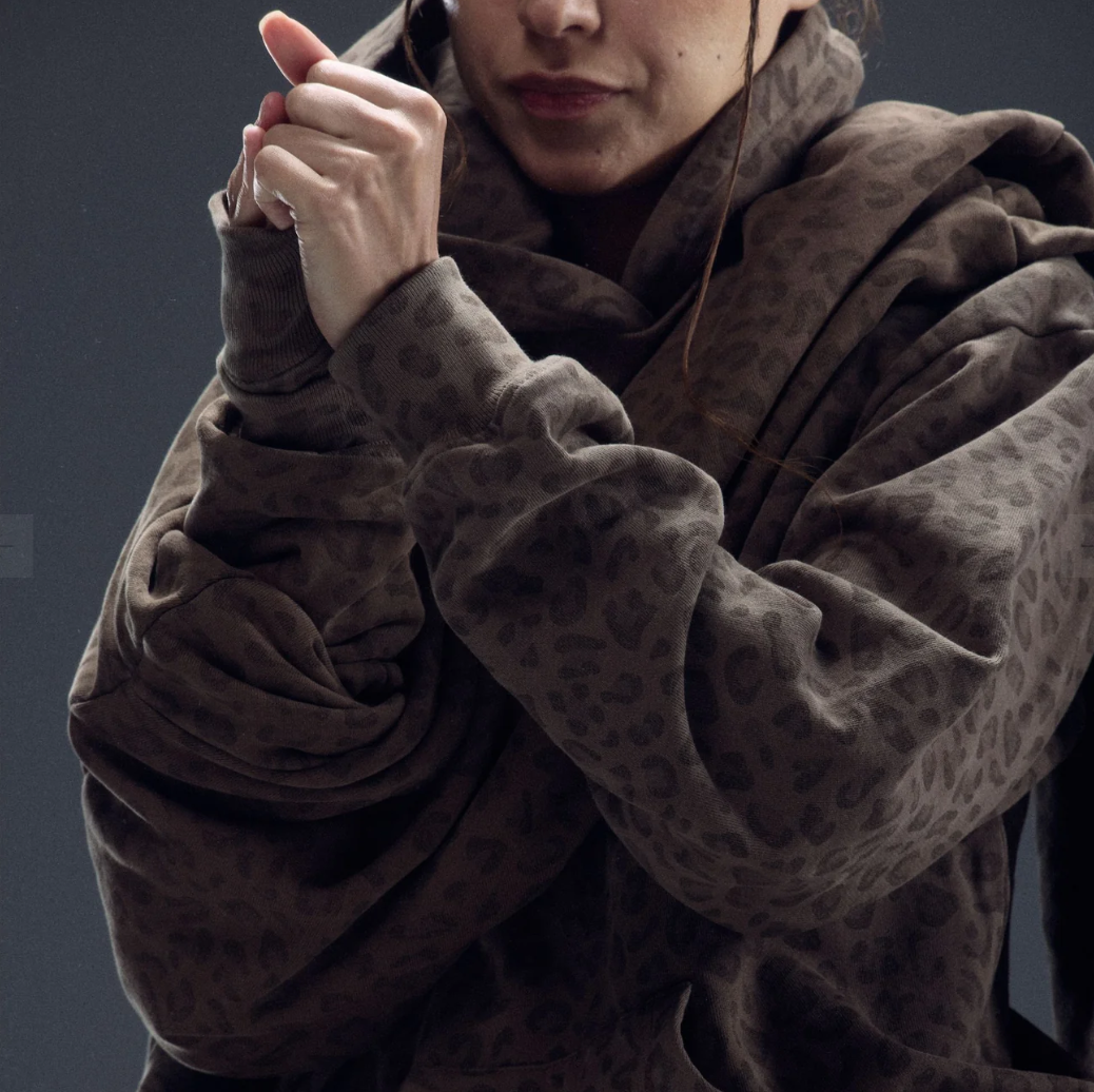 Vintage Leopard Hoodie