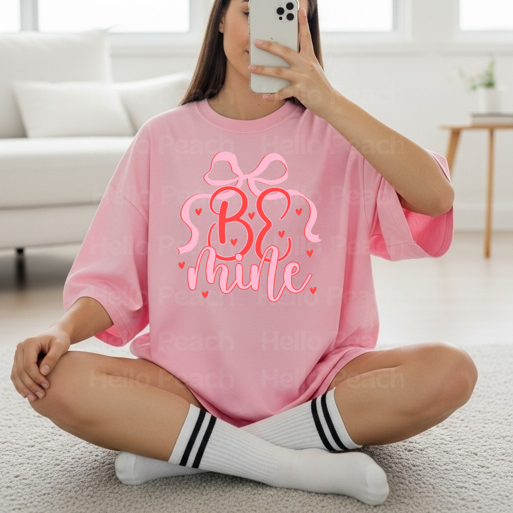Be Mine With Bows Tee or Sweatshirt
