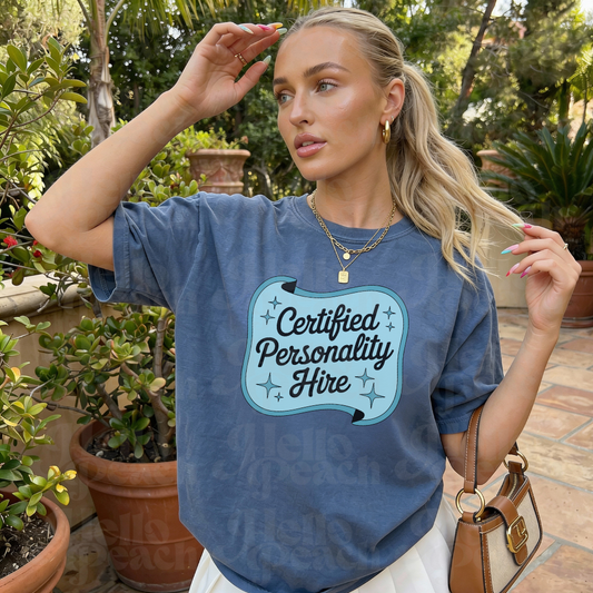 Personality Hire Tee of Sweatshirt