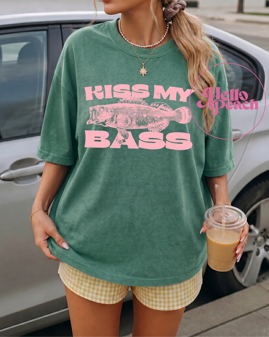 Kiss My Bass Tee (Pink)