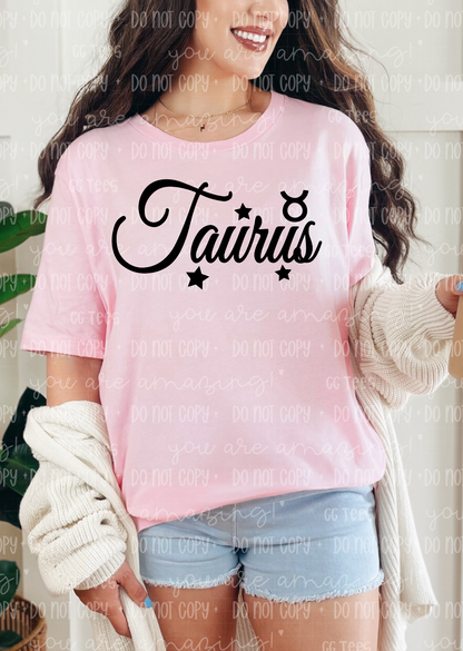 Taurus Zodiac Sign Tee