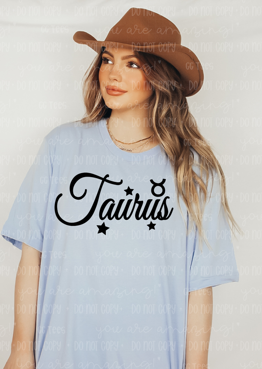 Taurus Zodiac Sign Tee