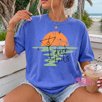 Boat Dock Martini Tee