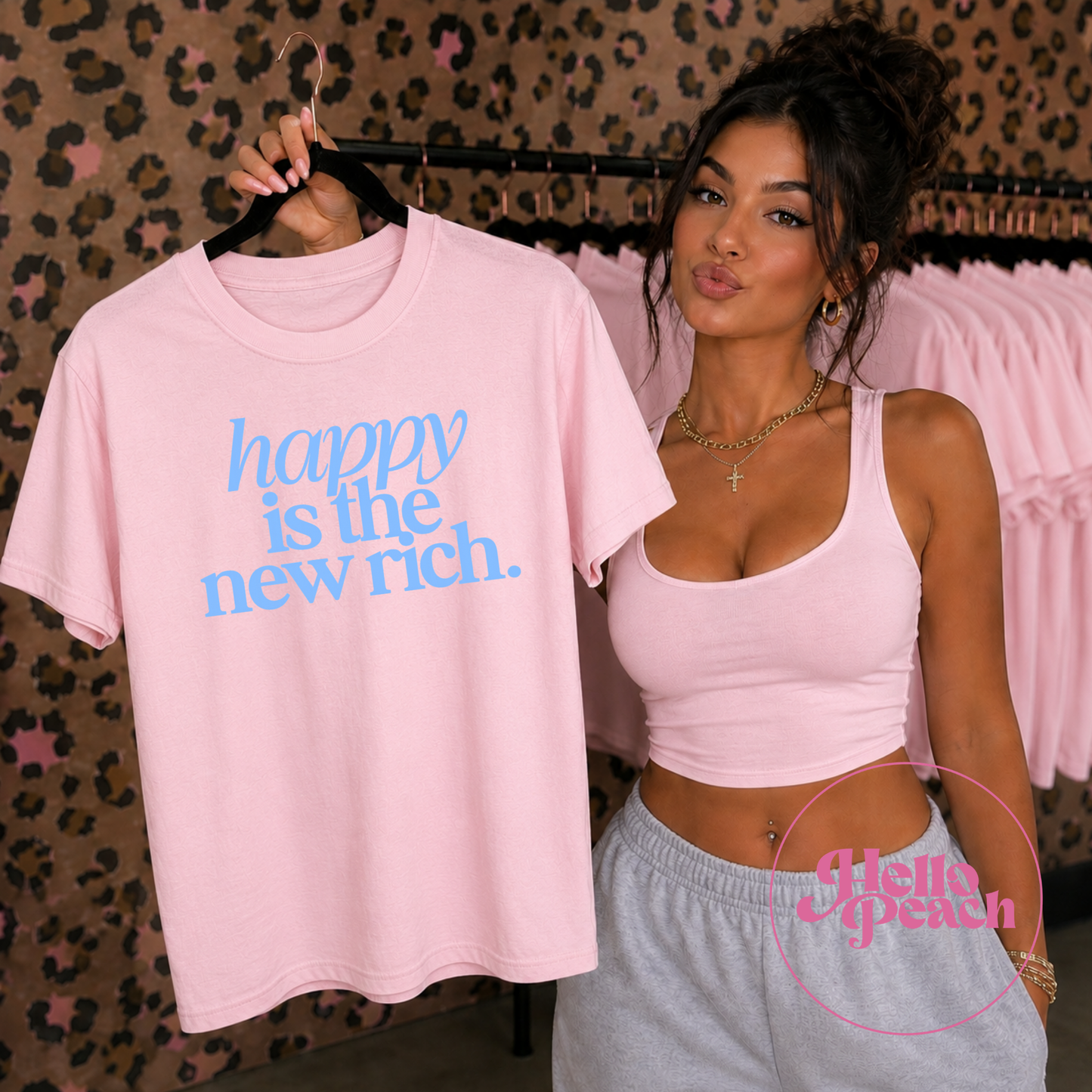 Happy Is The New Rich Tee