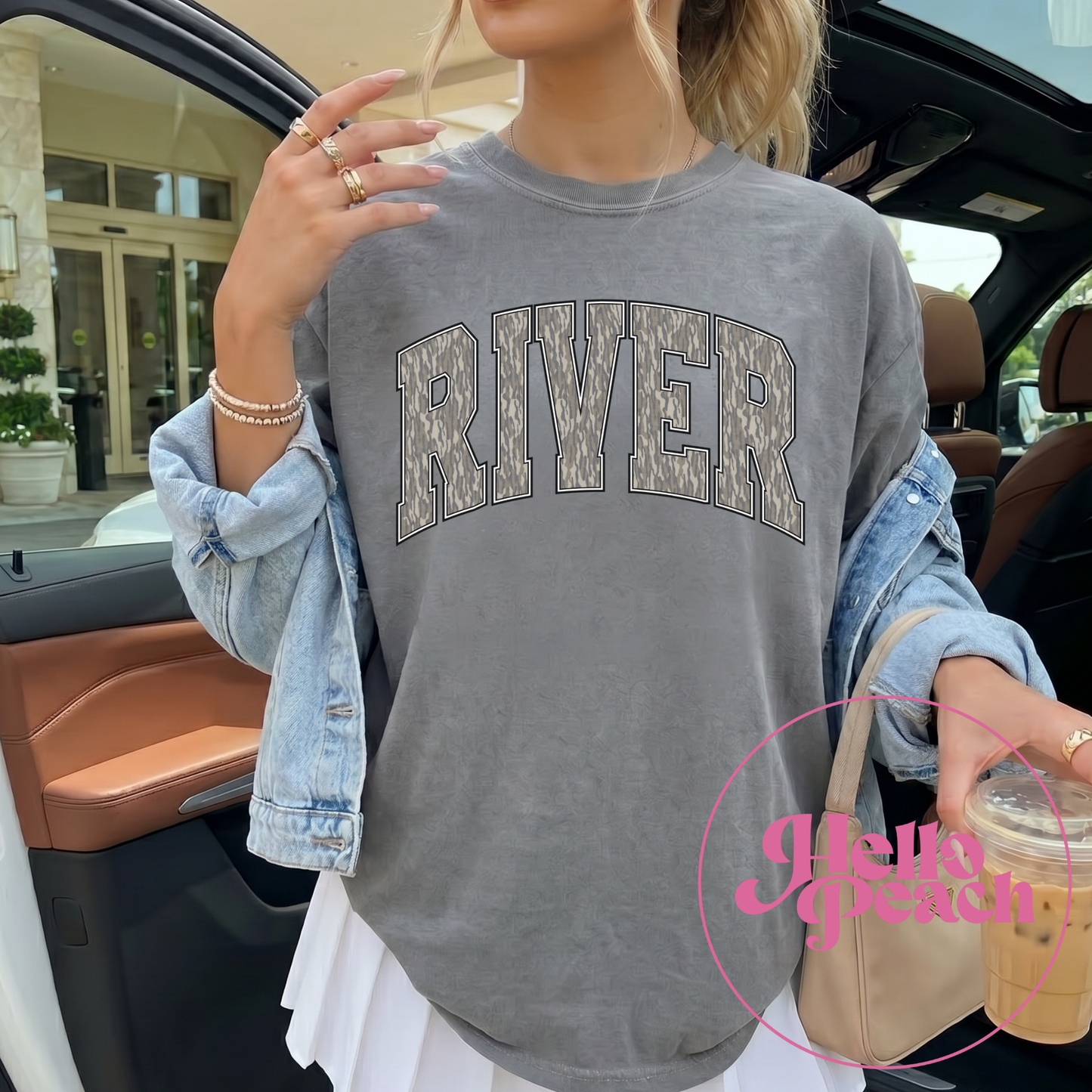 River Camo Tee