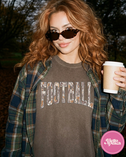 Camo Football Tee