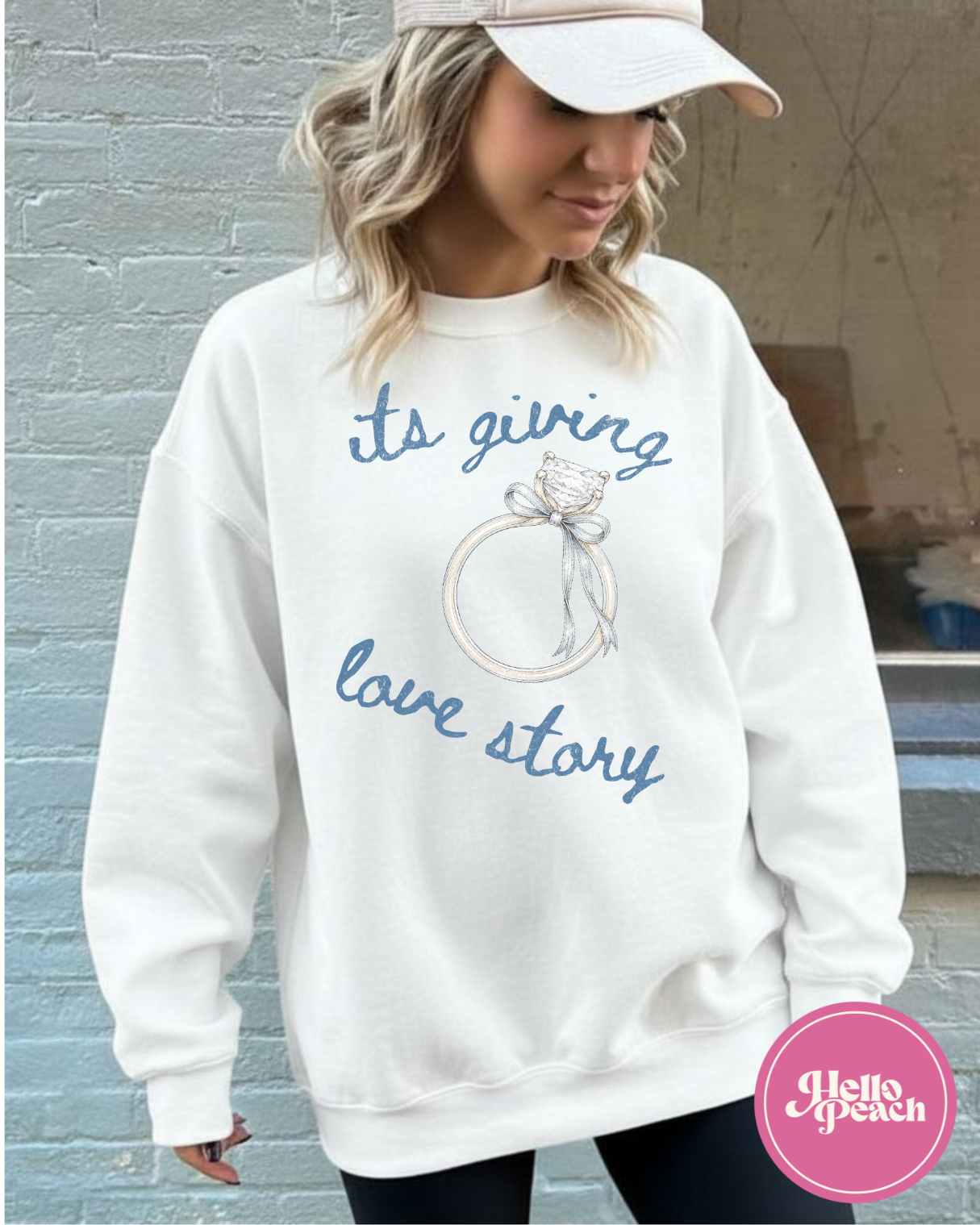 It's Giving Love Story Crewneck