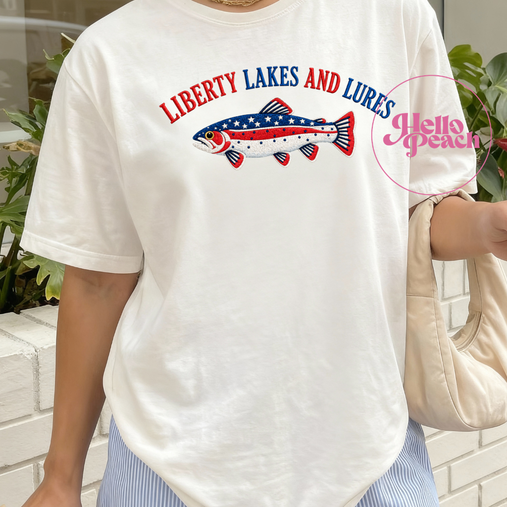 Liberty Lakes and Lures Tee or Tank